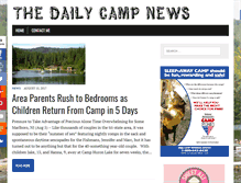 Tablet Screenshot of dailycampnews.com